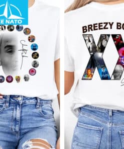 Chris Brown Breezy Bowl XX Album Covers Graphic Shirt1