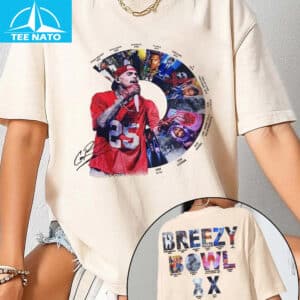 Chris Brown Breezy Bowl XX Album History Shirt 14 Chris Brown Breezy Bowl XX Album History Shirt