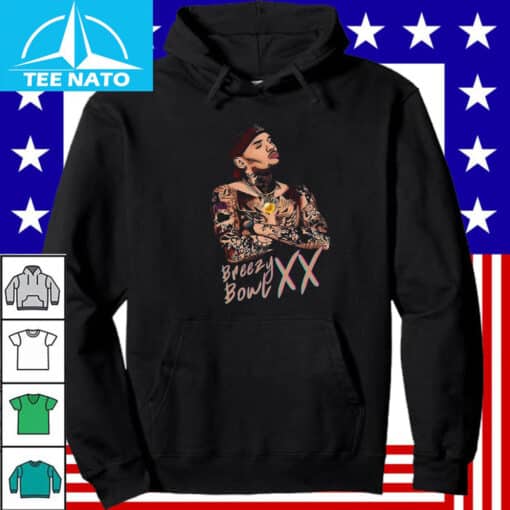 Chris Brown Breezy Bowl XX Cartoon Graphic Shirt - Image 2