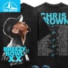 Chris Brown Breezy Bowl XX Concert 2025 Tour Shirt