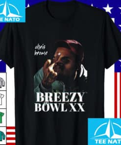 Chris Brown Breezy Bowl XX Flipping Off Graphic Shirt