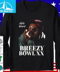 Chris Brown Breezy Bowl XX Flipping Off Graphic Shirt2