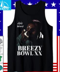 Chris Brown Breezy Bowl XX Flipping Off Graphic Shirt3