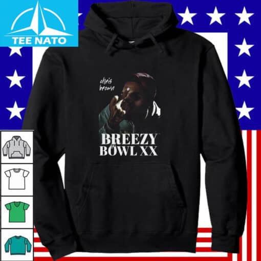 Chris Brown Breezy Bowl XX Flipping Off Graphic Shirt - Image 5