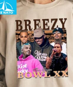 Chris Brown Breezy Bowl XX Photo Collage Shirt2