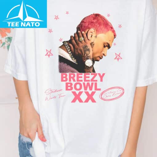 Chris Brown Breezy Bowl XX Stadium World Tour Shirt - Image 2
