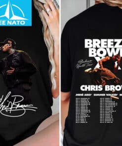 Chris Brown Breezy Bowl XX Tour Dates Fan Shirt1