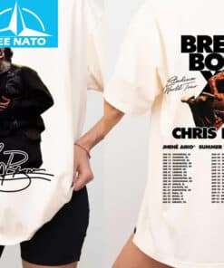 Chris Brown Breezy Bowl XX Tour Dates Fan Shirt3