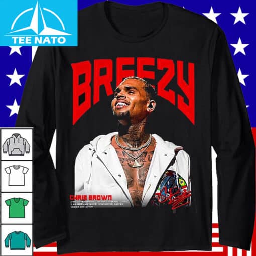 Chris Brown Breezy Singer Rapper Actor Graphic Shirt - Image 3