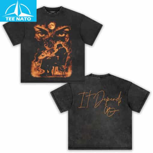 Chris Brown It Depends Shirt - Image 3