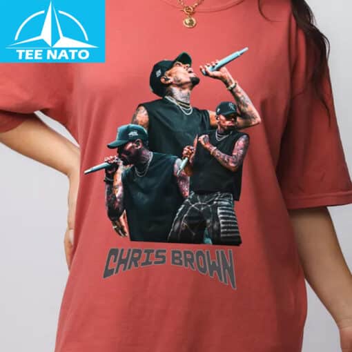 Chris Brown R&B Pop Music Performance Shirt - Image 2