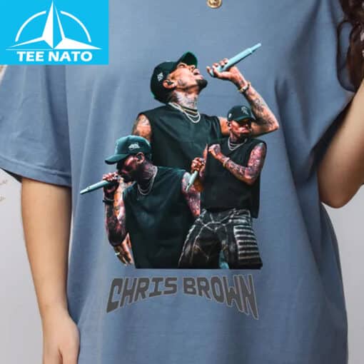 Chris Brown R&B Pop Music Performance Shirt - Image 4