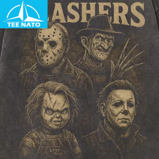 Chucky Michael Myers Jason Voorhees Freddy Krueger Halloween Shirt - Image 2