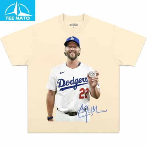 Clayton Kershaw 3000 Strikeouts Dodgers Shirt - Image 4