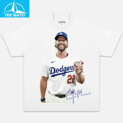 Clayton Kershaw 3000 Strikeouts Dodgers Shirt - Image 5