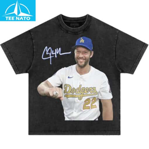 Clayton Kershaw Dodgers World Series Ring Shirt - Image 3