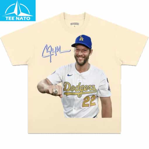 Clayton Kershaw Dodgers World Series Ring Shirt - Image 4