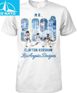 Clayton Kershaw Mr. 3000 Strikeout Club Dodgers Shirt2
