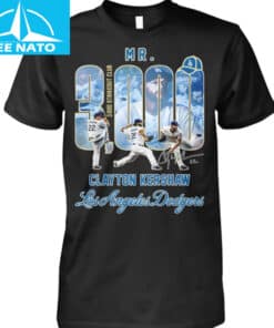 Clayton Kershaw Mr. 3000 Strikeout Club Dodgers Shirt3