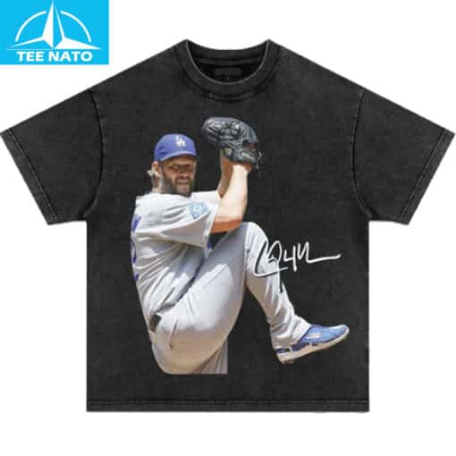Clayton Kershaw Pitching Pose Shirt - Image 3