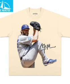 Clayton Kershaw Pitching Pose Shirt3