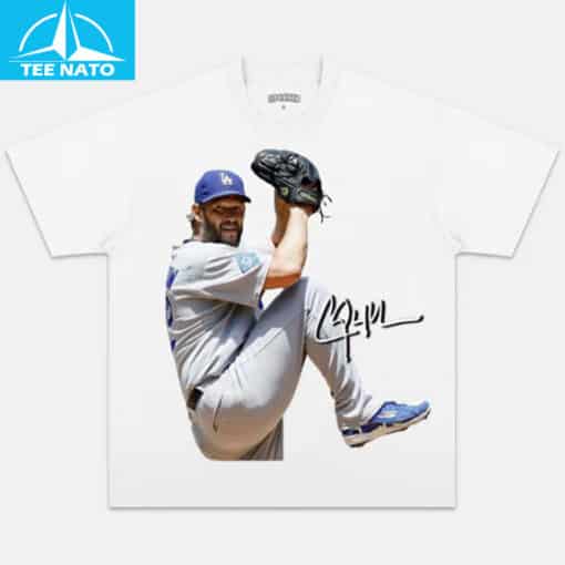 Clayton Kershaw Pitching Pose Shirt - Image 5