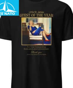 Clinton Blue Dress Guest Of The Year Epstein Island Shirt