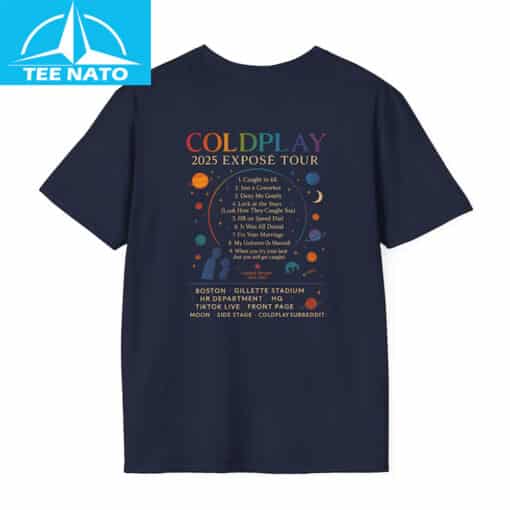 Coldplay 2025 Tracklist Cam Scandal Shirt - Image 4