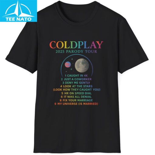 Coldplay Cheaters Meme 2025 Shirt