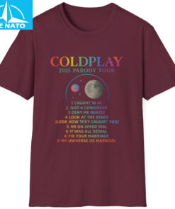 Coldplay Cheaters Meme 2025 Shirt3