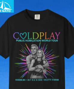 Coldplay Couple Public Humiliation World Tour Shirt2