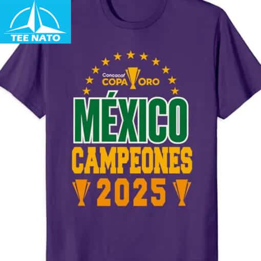 Concacaf Copa Oro Mexico Campeones 2025 Soccer Shirt - Image 4