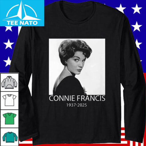 Connie Francis 1937-2025 Memorial Photo Shirt - Image 3