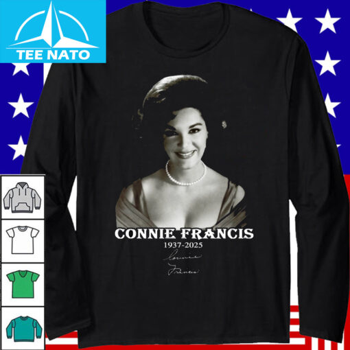 Connie Francis 1937-2025 Memorial Shirt - Image 3