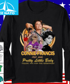 Connie Francis 1937 2025 Pretty Little Baby Memories Shirt1