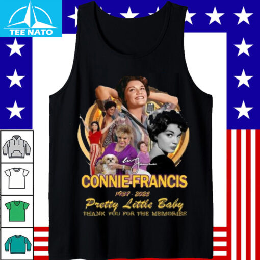 Connie Francis 1937 2025 Pretty Little Baby Memories Shirt - Image 4