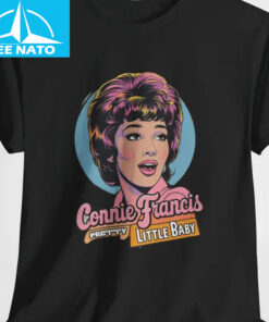 Connie Francis Pretty Little Baby Cartoon Shirt2