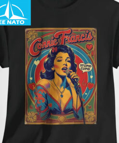Connie Francis Stupid Cupid Vintage Graphic Shirt1