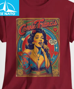 Connie Francis Stupid Cupid Vintage Graphic Shirt2
