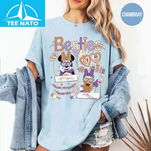 Coquette Bows Minnie and Daisy Halloween shirt - Image 2