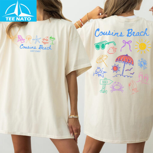 Cousins Beach East Coast Summer Graphic Shirt - Image 3