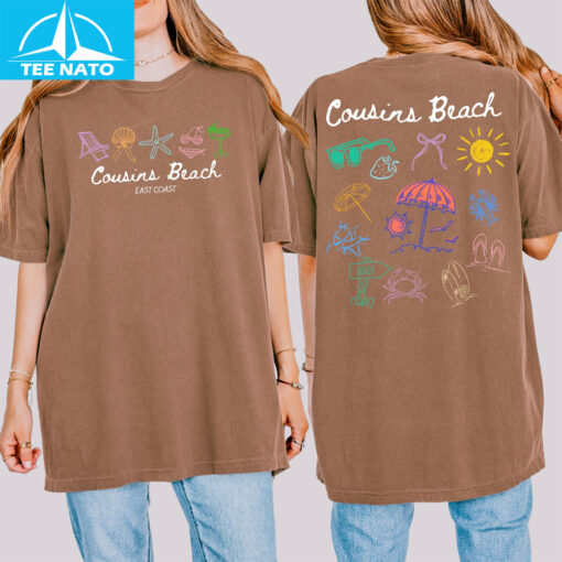 Cousins Beach East Coast Summer Graphic Shirt - Image 5