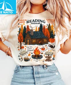 Cozy Cabin Reading Retreat Shirt2 1