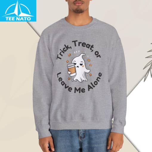 Cozy Ghost Coffee Shirt - Image 3