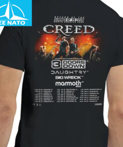 Creed Band 2025 Tour Summer of 99 Tour Shirt1
