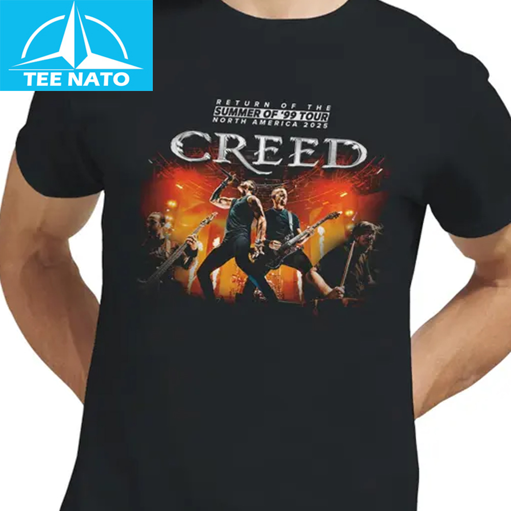 Styling the Creed Band 2025 Tour Summer of ’99 Tour Shirt