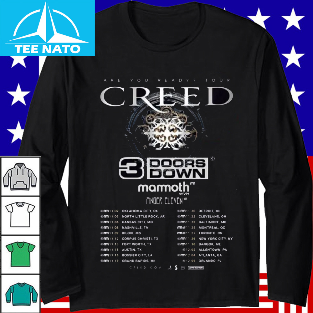 Another view of the Creed Summer of 99 Tour Shirt