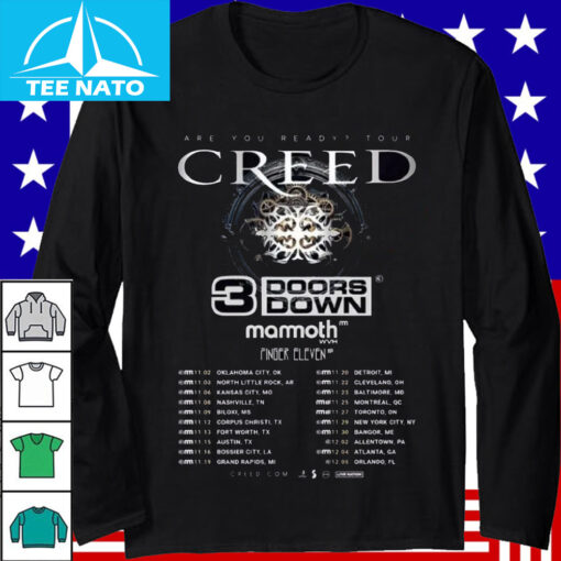 Creed Tour 2025 Shirt - Image 2