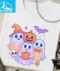 Cute Ghost Family Halloween Shirt1