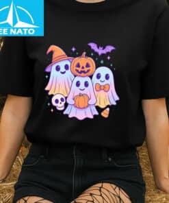 Cute Ghost Family Halloween Shirt2